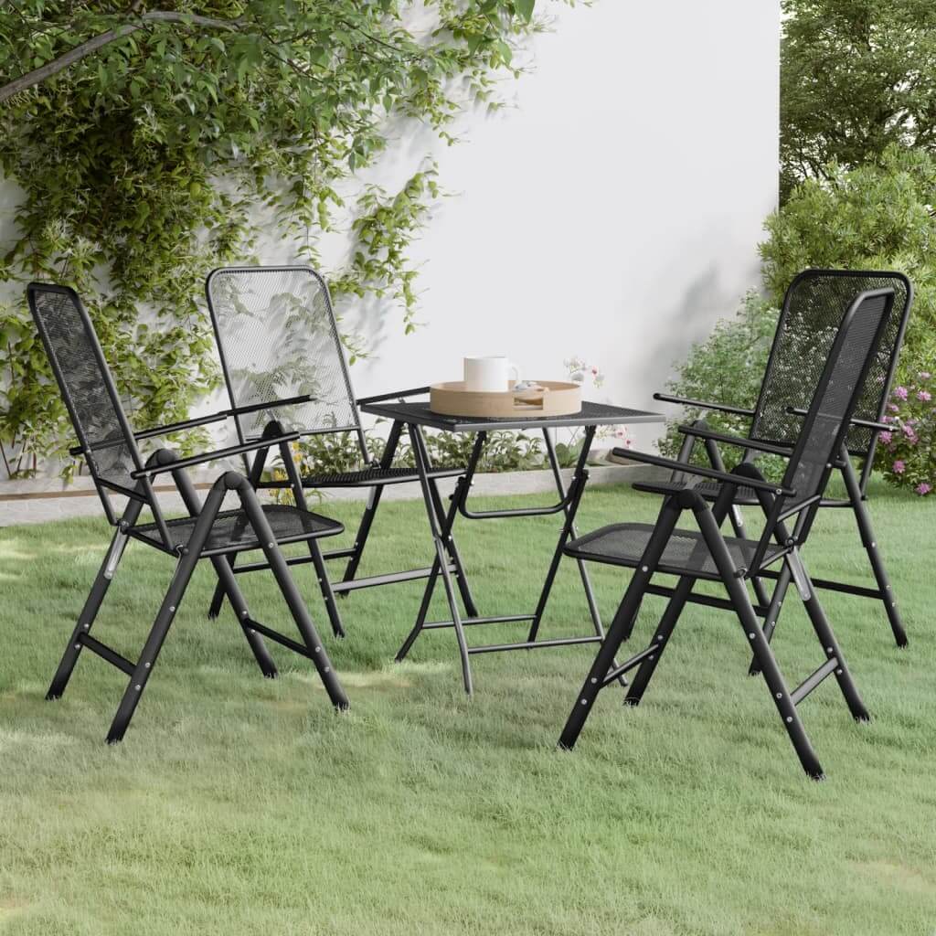 Piece Garden Dining Set Rustic Outdoor Furniture