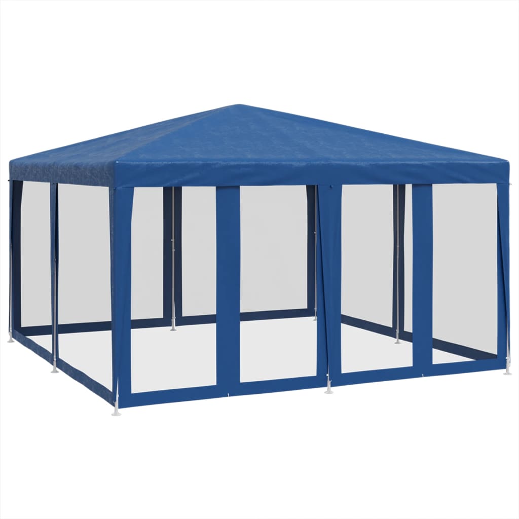 party tent 4x4 Party Tent with 8 Mesh Sidewalls 4x4 m HDPE