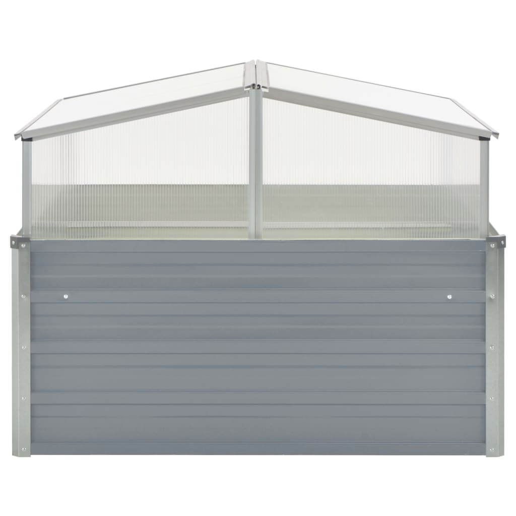 Greenhouse 100x100x85 cm Galvanised Steel , Home & Garden -> Lawn & Garden -> Gardening -> Pots & Planters , Gardening -,Home & Garden -,Lawn & Garden -,new-305021,Pots & Planters