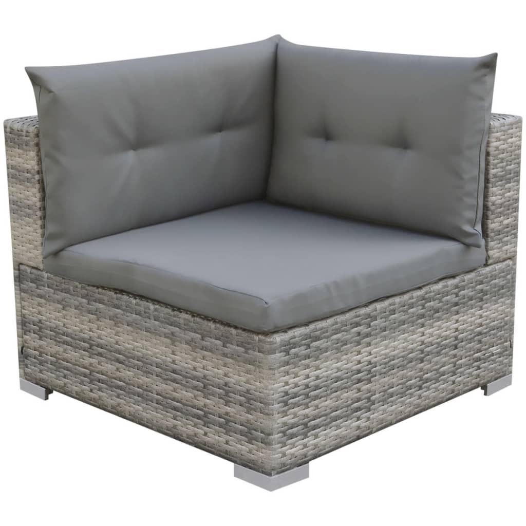 10 Piece Garden Lounge Set with Cushions Poly Rattan , Furniture -> Outdoor Furniture -> Outdoor Furniture Sets , Durable,eligant,Furniture -,gray,Home & Garden -,Modern Design,new-305021,Outdoor Furniture -,Outdoor Furniture Sets,poly rattan