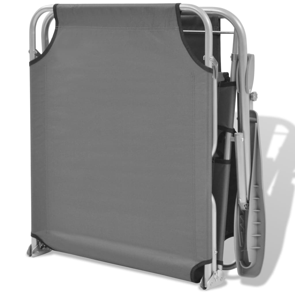 كرسي استرخاء مع مظلة فولاذية