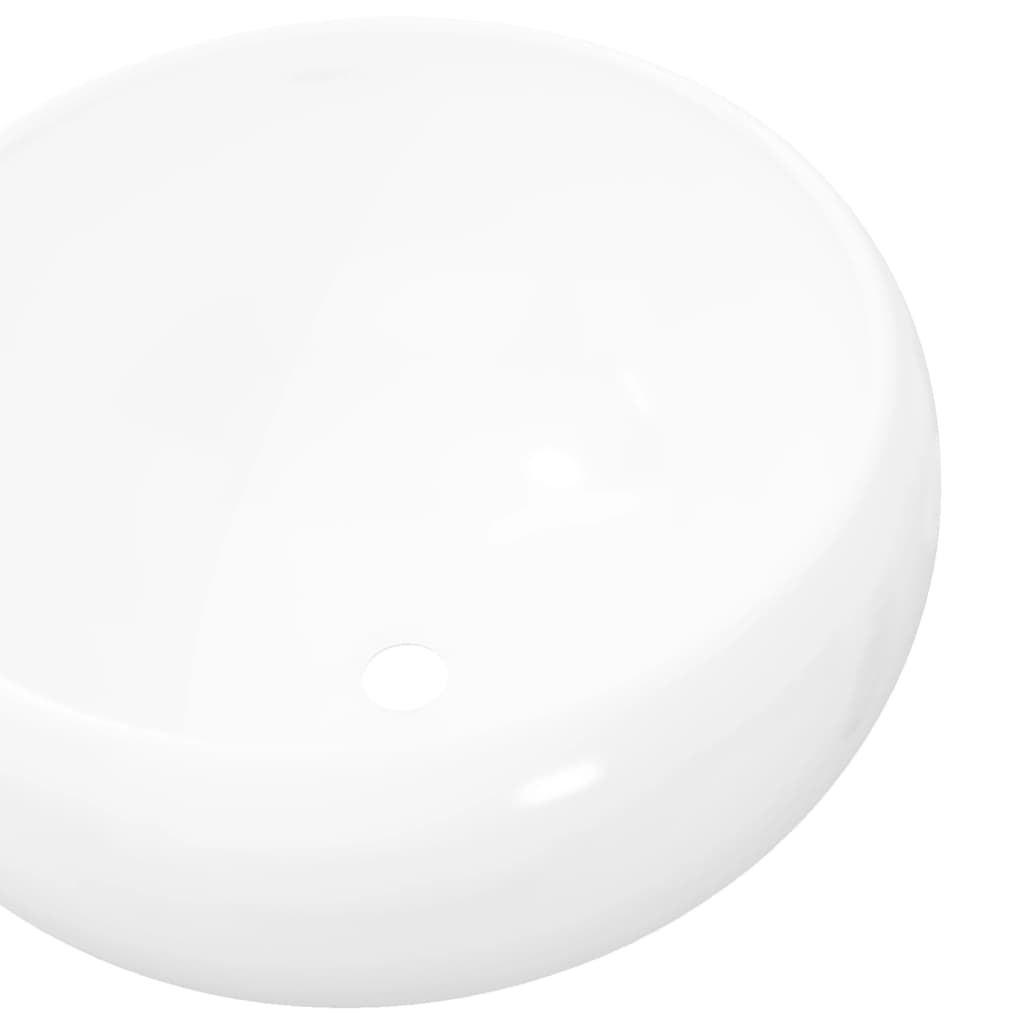 Basin Round Ceramic 40x15 cm , Hardware -> Plumbing -> Plumbing Fixtures -> Sinks -> Bathroom Basins , Bathroom Basins,Durable,eligant,Hardware -,Modern Design,new-305021,Plumbing -,Plumbing Fixtures -,Sinks -