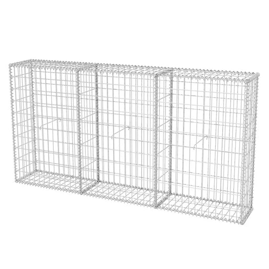 Gabion Basket Galvanised Steel 200x30x100 cm