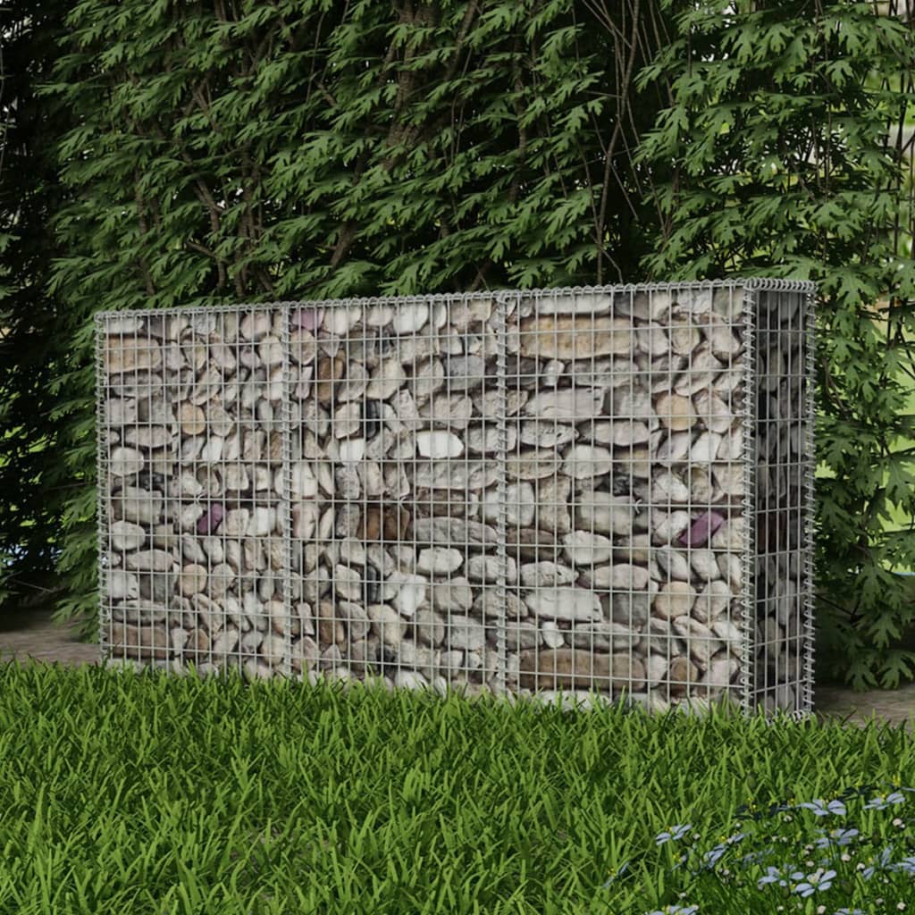 Gabion Basket Galvanised Steel 200x30x100 cm