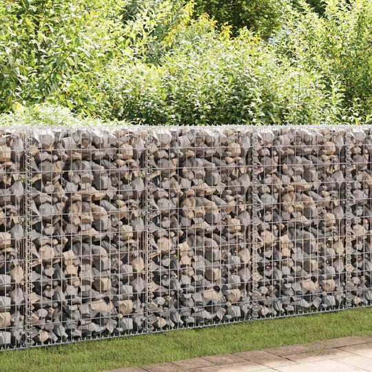 VidaXL Gabion Basket Galvanised Steel 200x30x100 cm