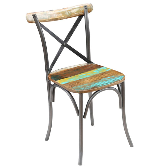 Dining Chairs 2 pcs Solid Reclaimed Wood , Furniture -> Chairs -> Kitchen & Dining Room Chairs , Chairs -,Durable,eligant,Furniture -,Home & Garden -,Home Decor,Kitchen & Dining Room Chairs,Modern Design,new-305021,Wooden Furniture