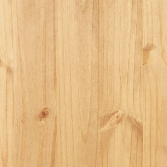 Close-up of the natural texture and grain of high-quality pinewood used in rustic furniture design.