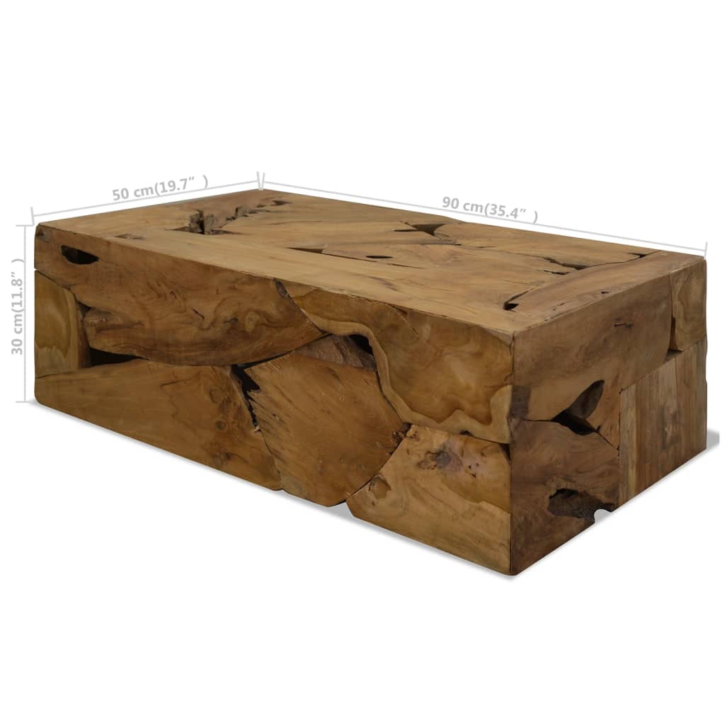 Coffee Table 90x50x30 cm Genuine Teak , Furniture -> Tables -> Accent Tables -> Coffee Tables , Accent Tables -,brown,Coffee Tables,eligant,Furniture -,Modern Design,new-305021,Tables -,TEAK