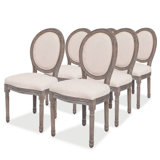 Dining Chairs Set of 6 – Fabric Upholstered Chairs
