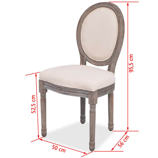 Dining Chairs Set of 6 – Fabric Upholstered Chairs