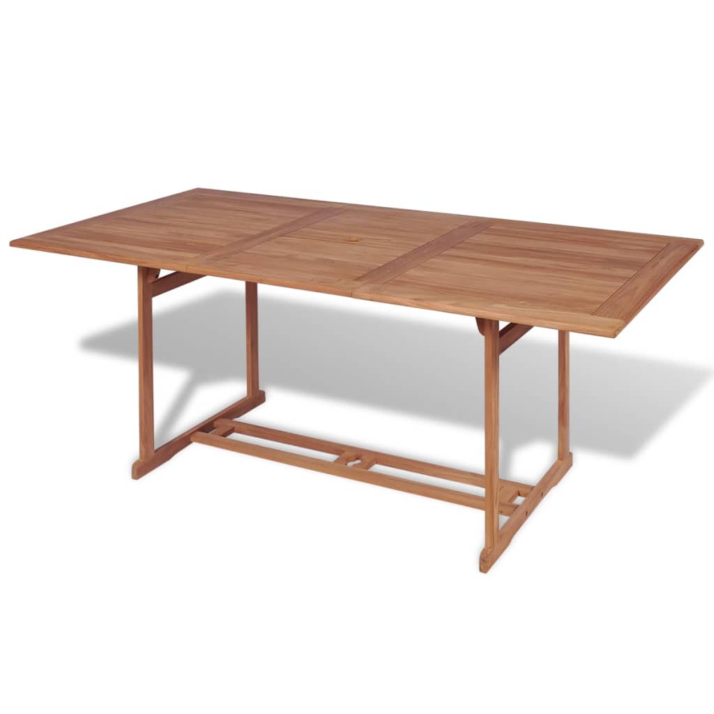 Garden Table 180x90x75 cm Solid Teak Wood , Furniture -> Outdoor Furniture -> Outdoor Tables , Durable,eligant,Furniture -,Home & Garden -,Modern Design,new-305021,Outdoor Furniture -,Outdoor Tables,Wooden Furniture