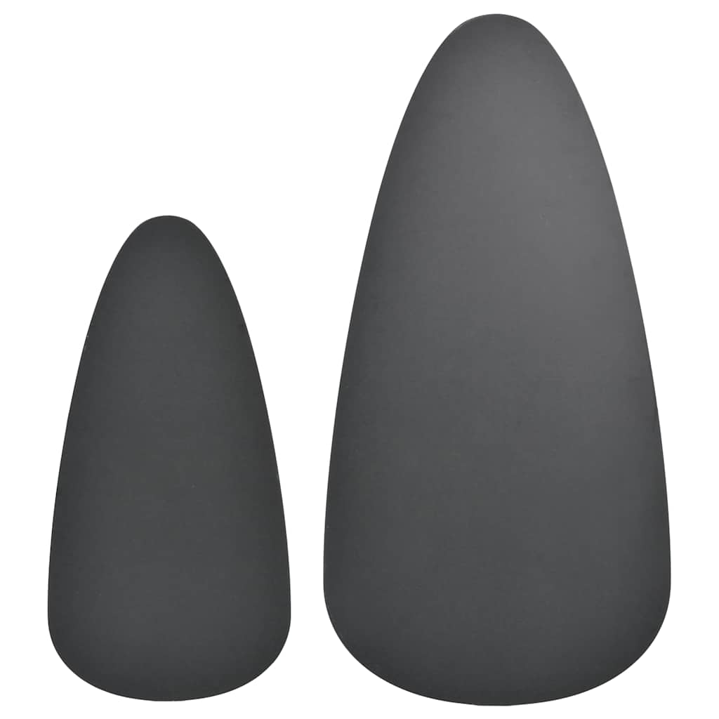 Coffee Table Set 2 Pieces Solid Pinewood displayed in a modern living room setting with a Scandinavian design.