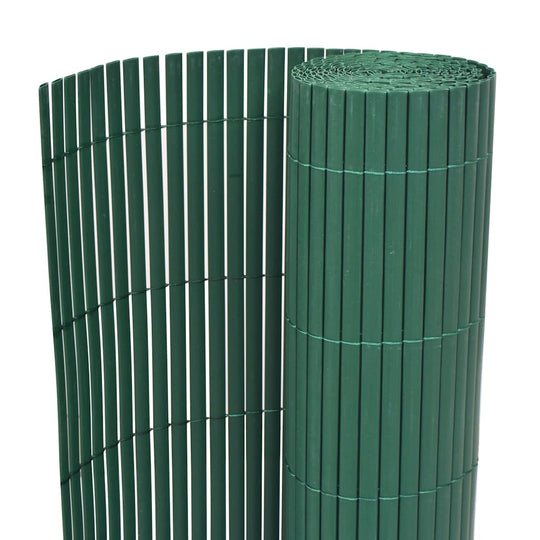 Double-Sided Garden Fence PVC 90x300 cm