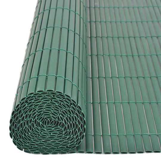 Double-Sided Garden Fence PVC 90x300 cm