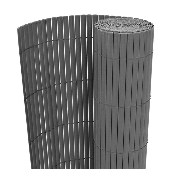 Double-Sided Garden Fence PVC 90x300 cm