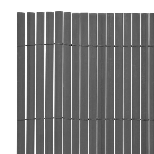 Double-Sided Garden Fence PVC 90x300 cm