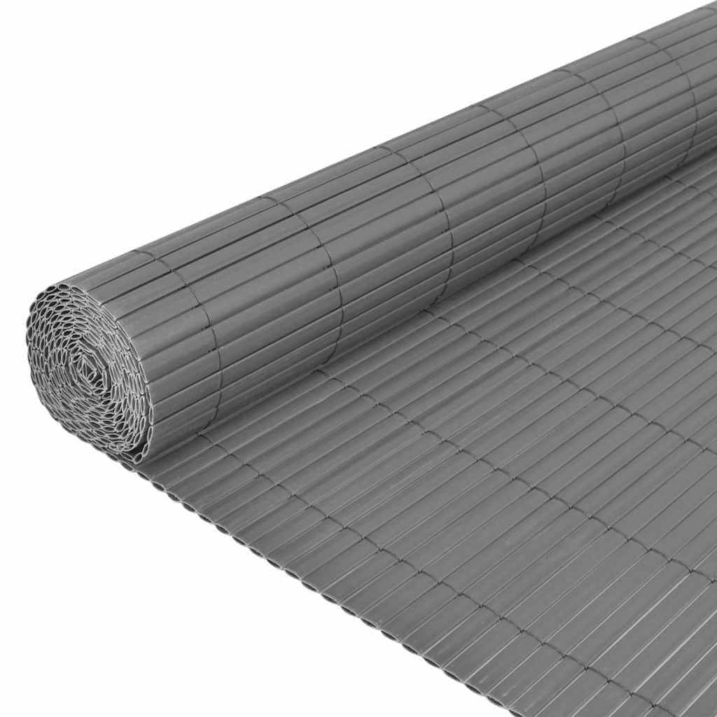 Double-Sided Garden Fence PVC 90x300 cm