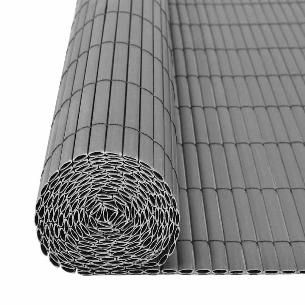 Double-Sided Garden Fence PVC 90x300 cm