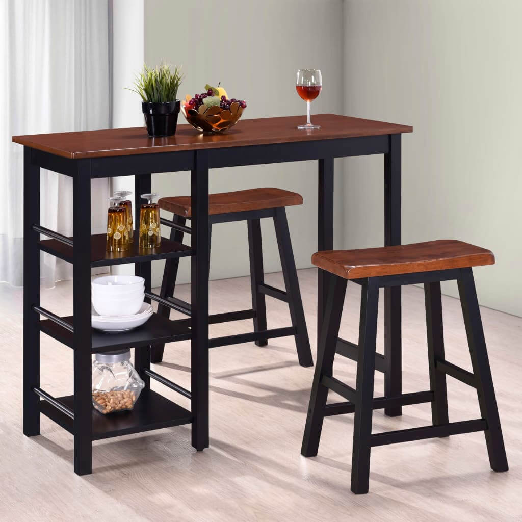 Bar Set 3 Pieces MDF , Furniture -> Furniture Sets -> Kitchen & Dining Furniture Sets