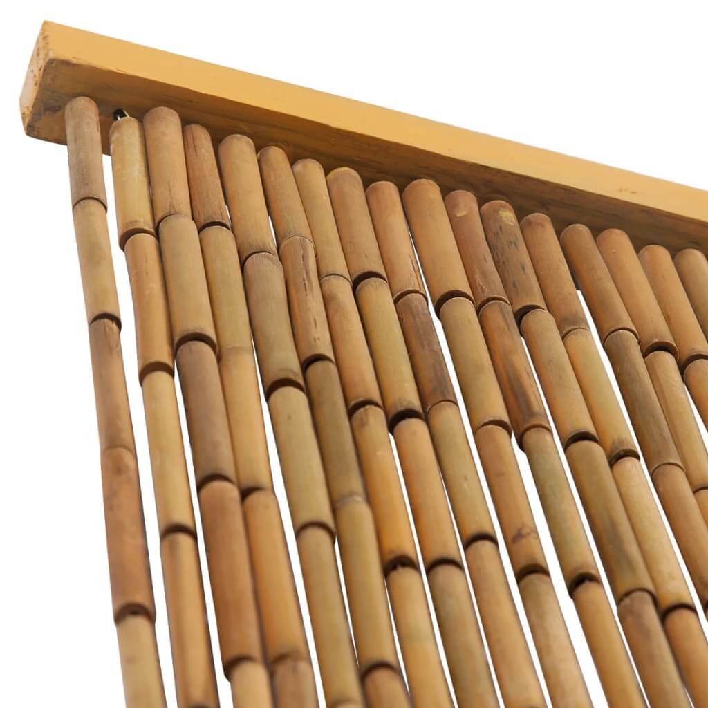 Insect Door Curtain Bamboo 100x220 cm made from dense bamboo stems, perfect for insect protection and decoration.