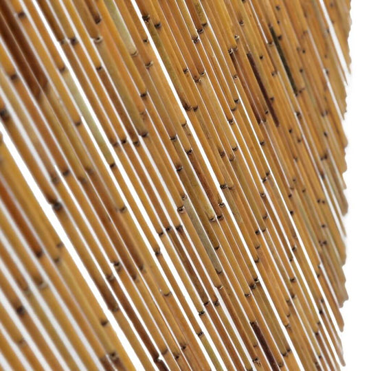 Insect Door Curtain Bamboo 100x220 cm close-up of bamboo texture, showcasing the natural design and density.