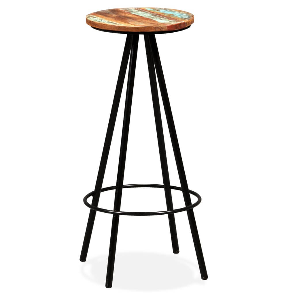 Bar Stools 4 pcs Solid Reclaimed Wood , Furniture -> Chairs -> Table & Bar Stools