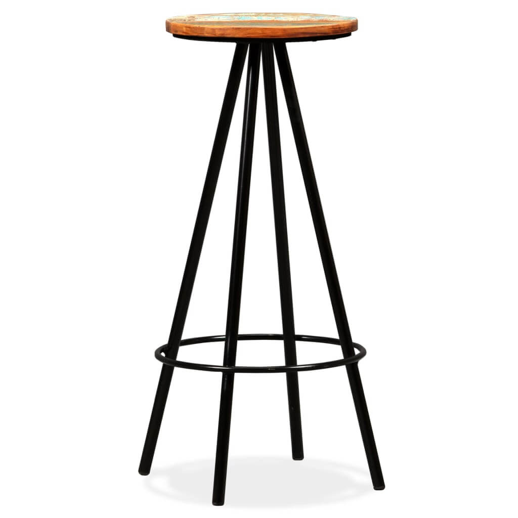 Bar Stools 4 pcs Solid Reclaimed Wood , Furniture -> Chairs -> Table & Bar Stools