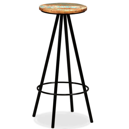 Bar Stools 4 pcs Solid Reclaimed Wood , Furniture -> Chairs -> Table & Bar Stools