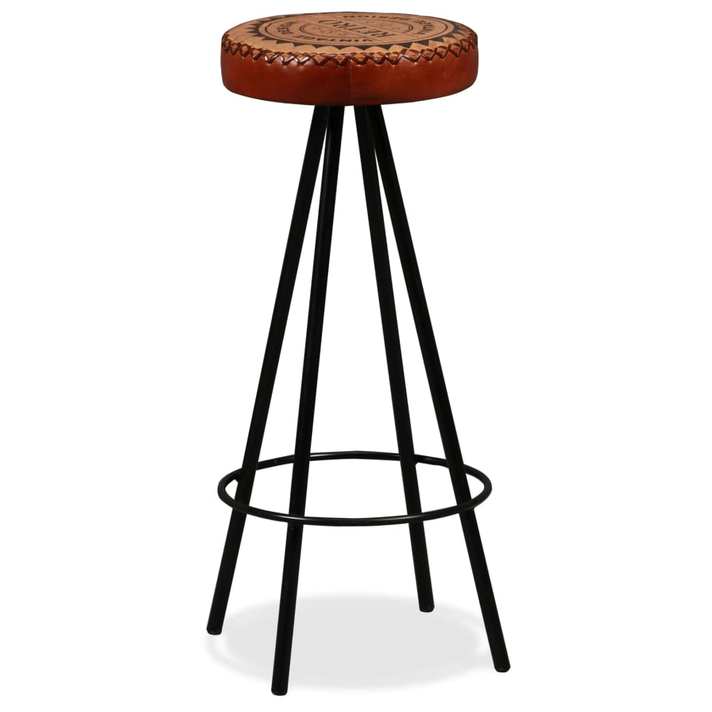 Bar Stools 4 pcs Real Leather , Furniture -> Chairs -> Table & Bar Stools , Chairs -,Durable,eligant,Furniture -,Home & Garden -,Modern Design,new-305021,Table & Bar Stools