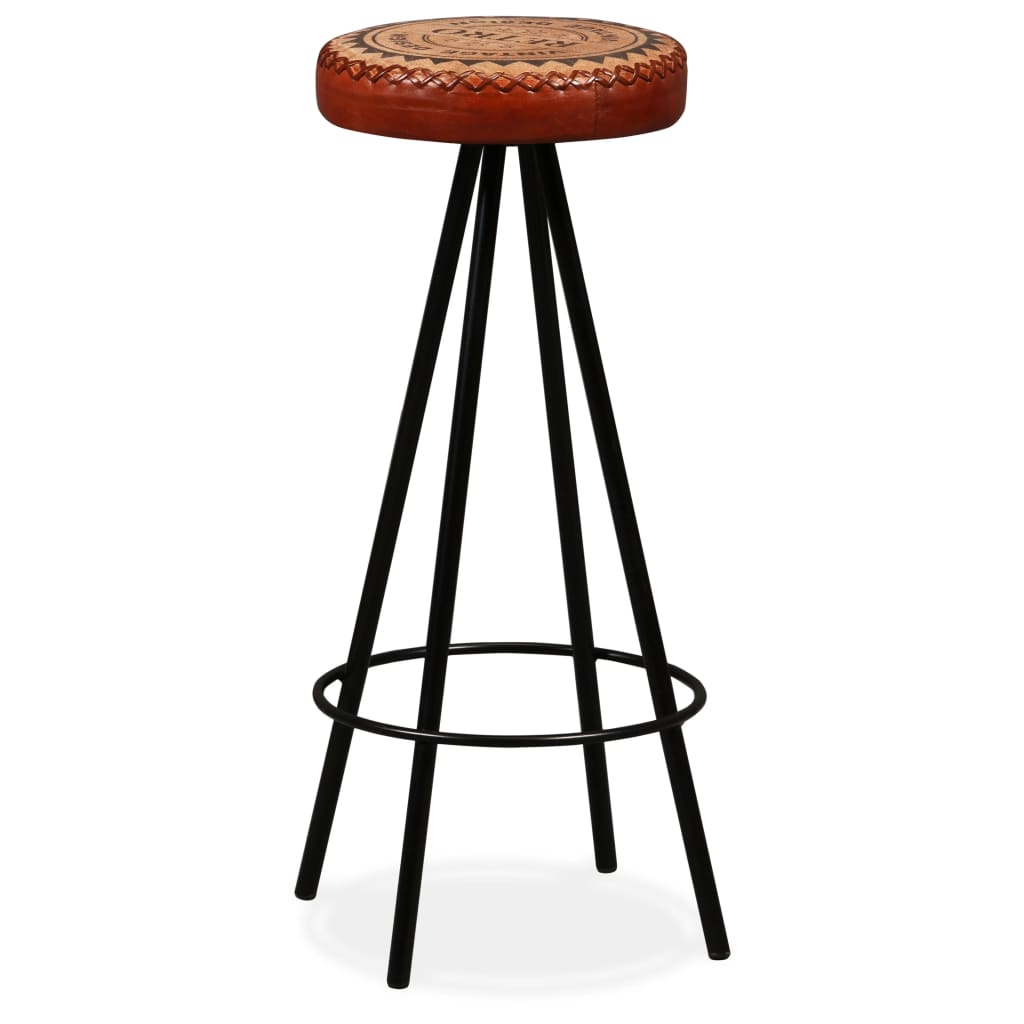 Bar Stools 4 pcs Real Leather , Furniture -> Chairs -> Table & Bar Stools , Chairs -,Durable,eligant,Furniture -,Home & Garden -,Modern Design,new-305021,Table & Bar Stools