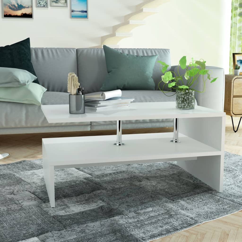 Coffee Table Engineered Wood 90x59x42 cm , Furniture -> Tables -> Accent Tables -> Coffee Tables