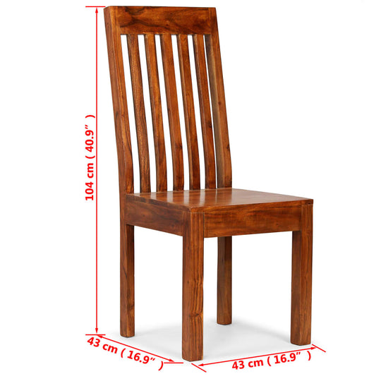 Dining Chairs 2 pcs Solid Wood with Honey Finish Modern , Furniture -> Chairs -> Kitchen & Dining Room Chairs , brown,Chairs -,Durable,eligant,Furniture -,Home & Garden -,Kitchen & Dining Room Chairs,Modern Design,new-305021,Wooden Furniture