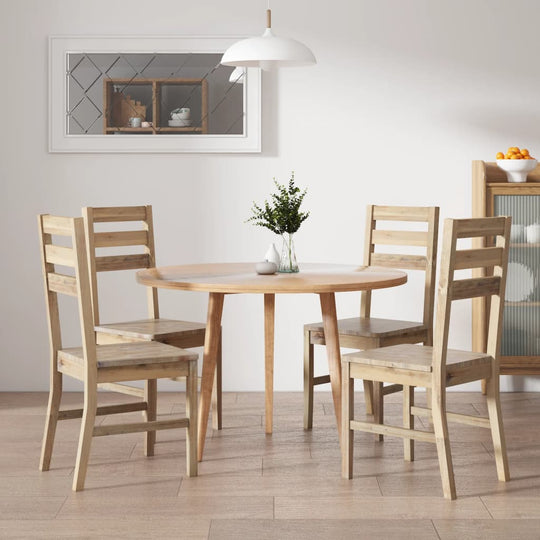 Dining Chairs 4 pcs Solid Acacia Wood , Furniture -> Chairs -> Kitchen & Dining Room Chairs , Chairs -,dining room,Furniture -,Kitchen & Dining -,Kitchen & Dining Room Chairs,new-305021,Wooden Furniture