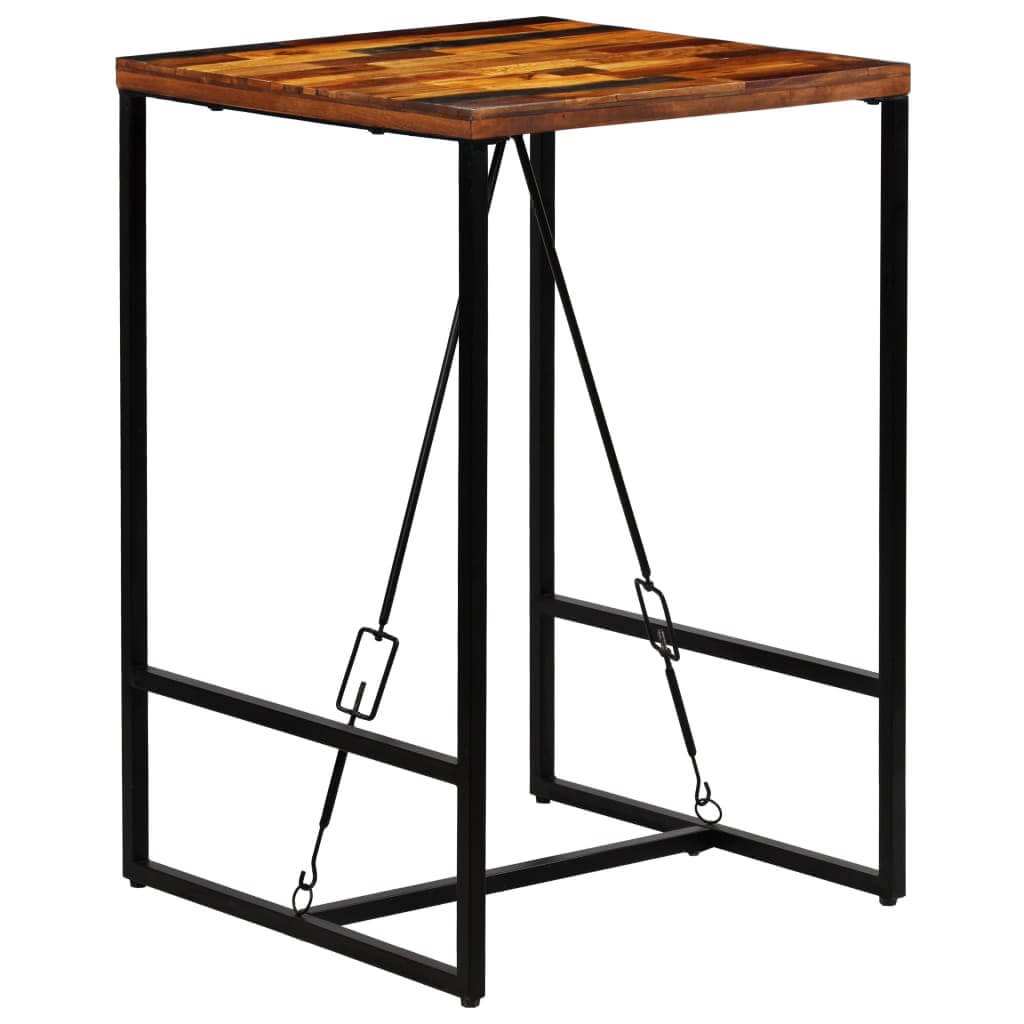 Bar Table Solid Reclaimed Wood 70x70x106 cm