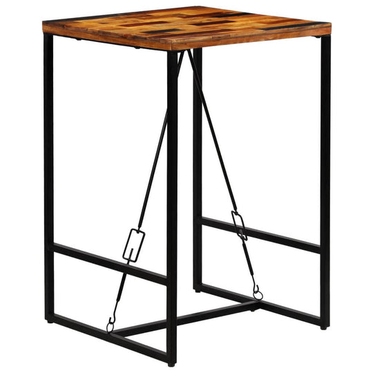 Bar Table Solid Reclaimed Wood 70x70x106 cm