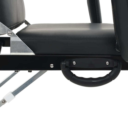 Portable Facial Treatment Chair Faux Leather 185x78x76 cm