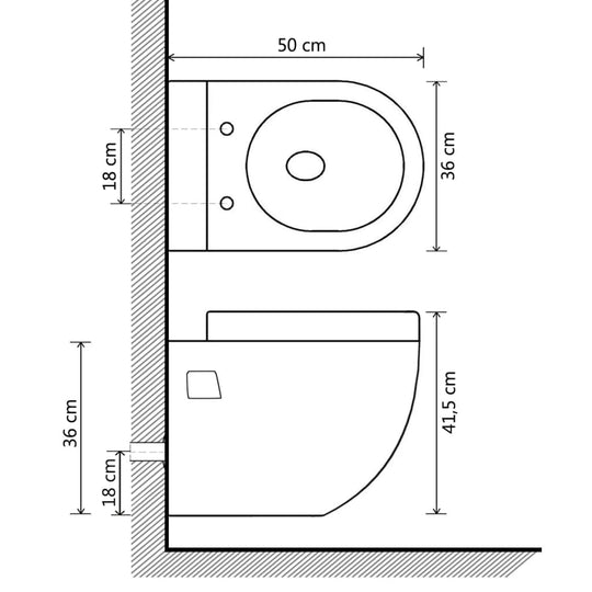 Wall-Hung Toilet Ceramic , Hardware -> Plumbing -> Plumbing Fixtures -> Toilets & Bidets -> Toilets , Hardware -,new-305021,Plumbing -,Plumbing Fixtures -,Toilets,Toilets & Bidets -