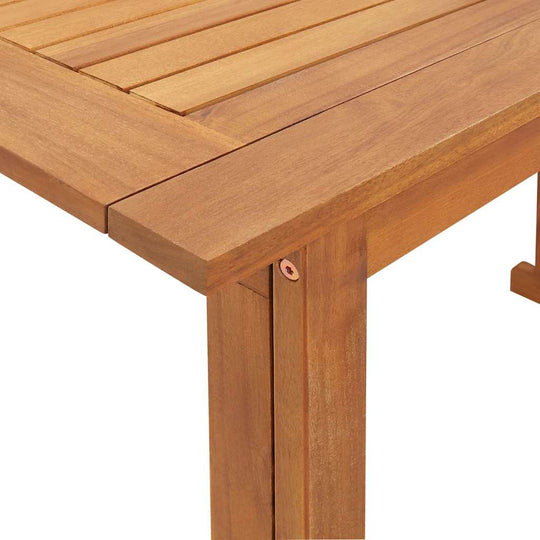 VidaXL Bistro Table 90x50x75 cm Solid Acacia Wood