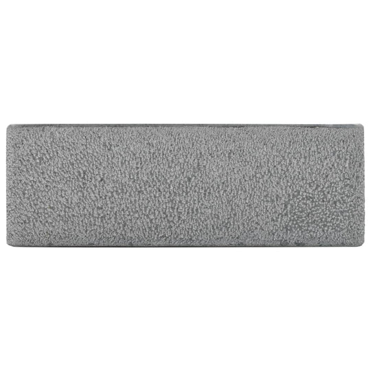 Soft grey rectangular towel with textured surface for bathroom or home use, ideal for adding comfort and style.