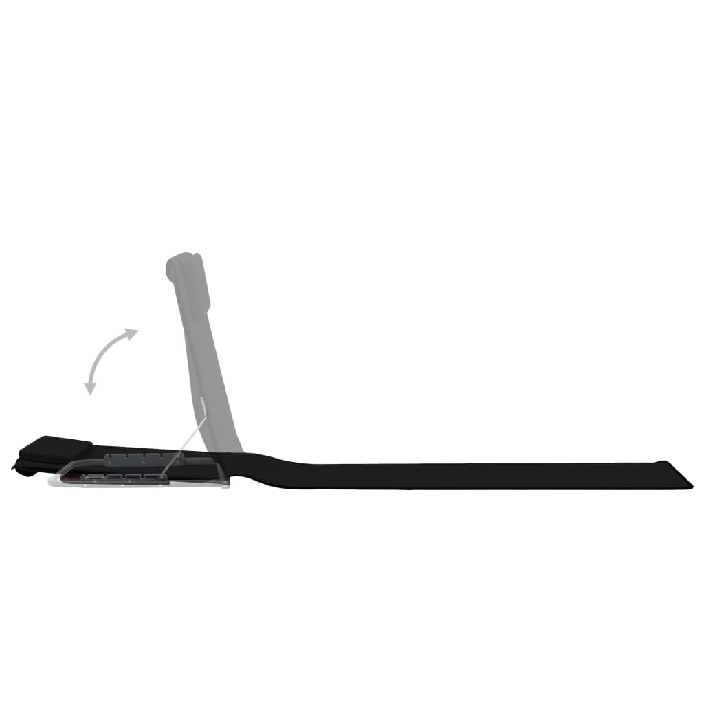Folding Beach Mats 2 pcs Steel and Fabric