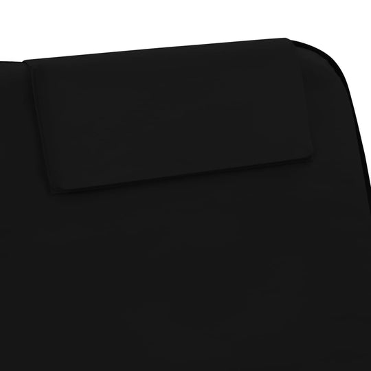 Folding Beach Mats 2 pcs Steel and Fabric