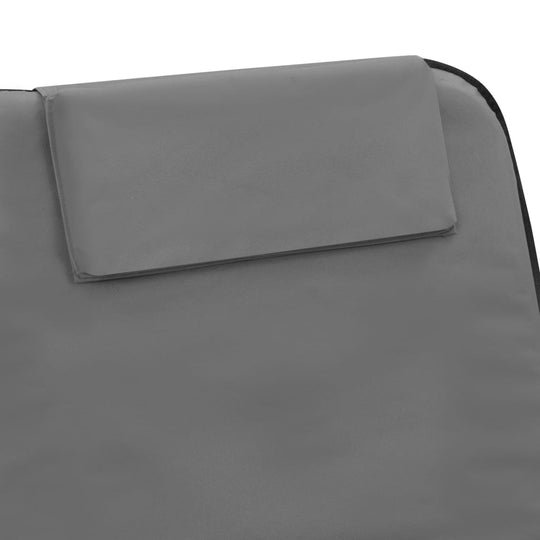 Folding Beach Mats 2 pcs Steel and Fabric