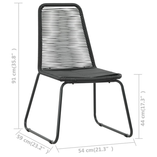 Outdoor Chairs 2 pcs Poly Rattan , Furniture -> Outdoor Furniture -> Outdoor Seating -> Outdoor Chairs