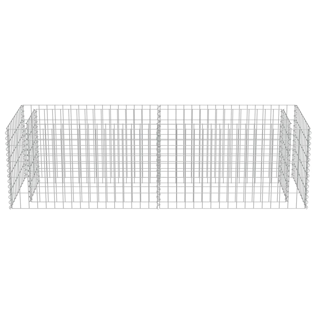 Gabion Raised Bed Galvanised Steel 180x50x50 cm Home & Garden -> Lawn & Garden -> Gardening -> Pots & Planters