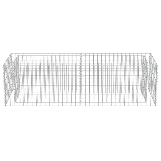 Gabion Raised Bed Galvanised Steel 180x50x50 cm Home & Garden -> Lawn & Garden -> Gardening -> Pots & Planters