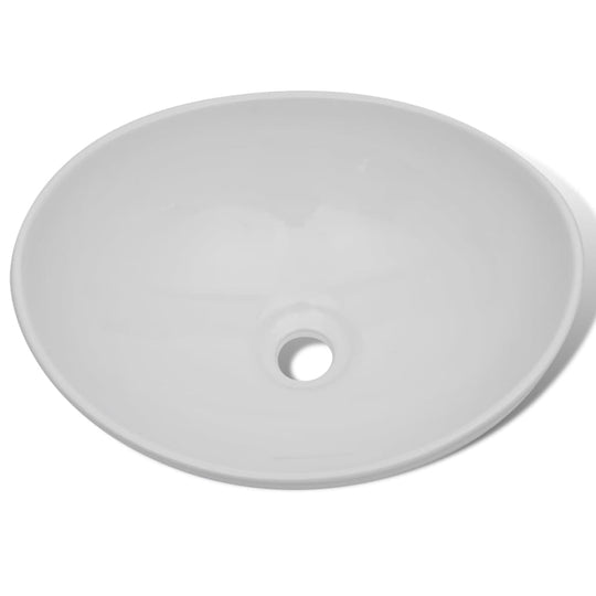 Ceramic Basin 40x33 cm Oval , Hardware -> Plumbing -> Plumbing Fixtures -> Sinks -> Bathroom Basins , Bathroom Basins,Durable,eligant,Hardware -,Modern Design,new-305021,Plumbing -,Plumbing Fixtures -,Sinks -