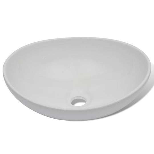 Ceramic Basin 40x33 cm Oval , Hardware -> Plumbing -> Plumbing Fixtures -> Sinks -> Bathroom Basins , Bathroom Basins,Durable,eligant,Hardware -,Modern Design,new-305021,Plumbing -,Plumbing Fixtures -,Sinks -