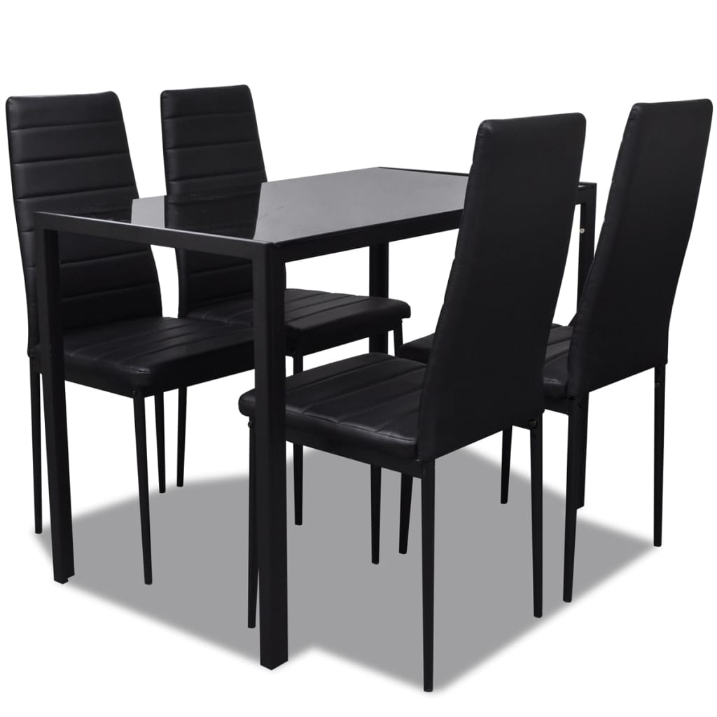 Dining Set 5 Pieces Artificial Leather , Furniture -> Furniture Sets -> Kitchen & Dining Furniture Sets , Durable,eligant,Furniture -,Furniture Sets -,Home & Garden -,Kitchen & Dining Furniture Sets,Modern Design,new-305021