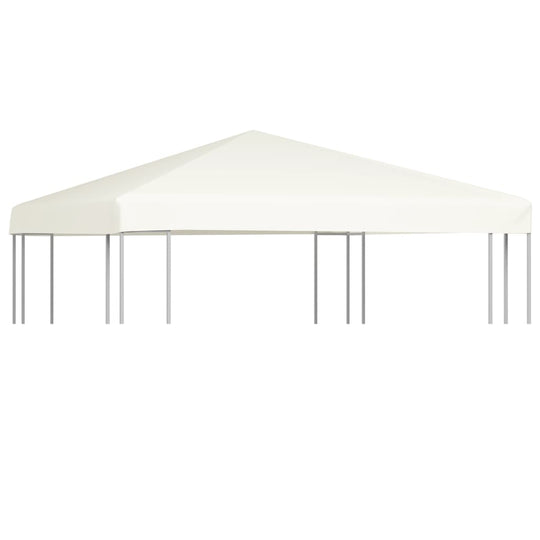 Cream white gazebo top cover, 310 g/m², perfect for outdoor furniture and protection against sun and light rain.