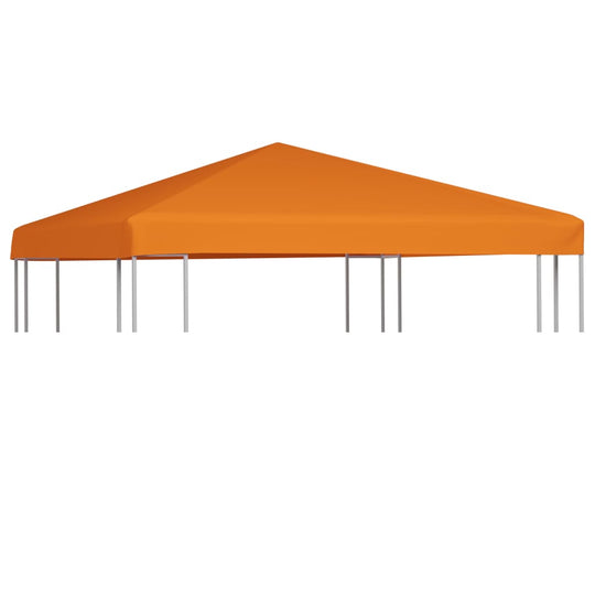 Gazebo top cover 310 g/m² in orange, perfect for outdoor furniture and protection against sun and light rain.